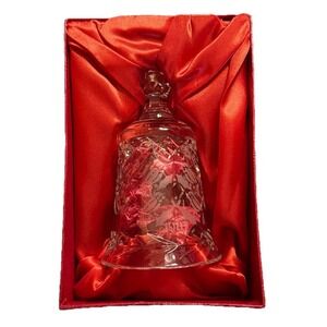 Waterford Crystal 12 Days of Christmas Bell Four Calling Birds 1987 in‎ Red Box